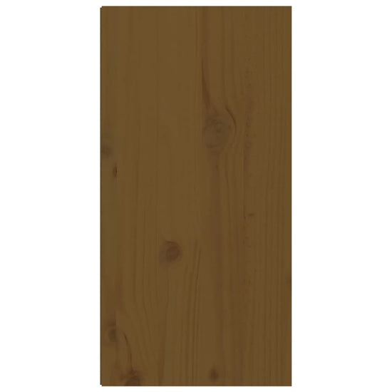 Wandkasten 2 st 30x30x60 cm massief grenenhout honingbruin MeubelReus