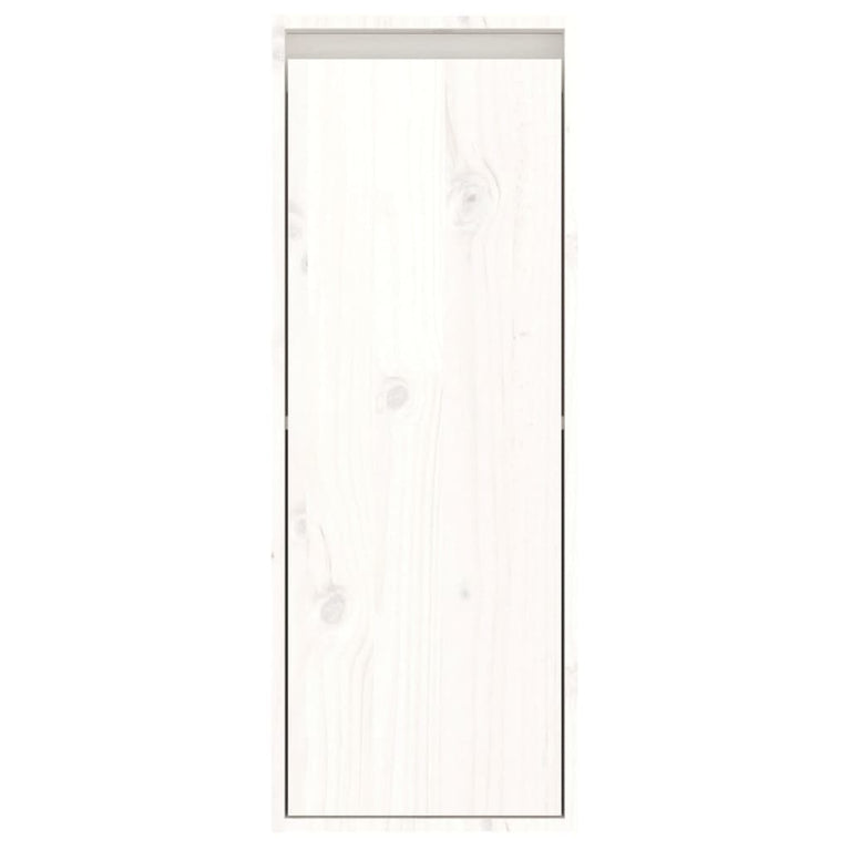 Wandkast 30x30x80 cm massief grenenhout wit MeubelReus