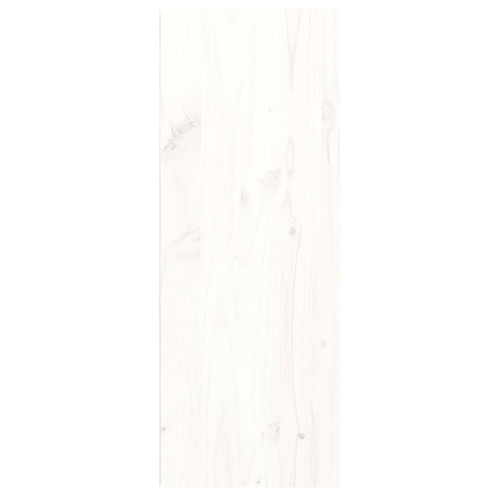Wandkast 30x30x80 cm massief grenenhout wit MeubelReus