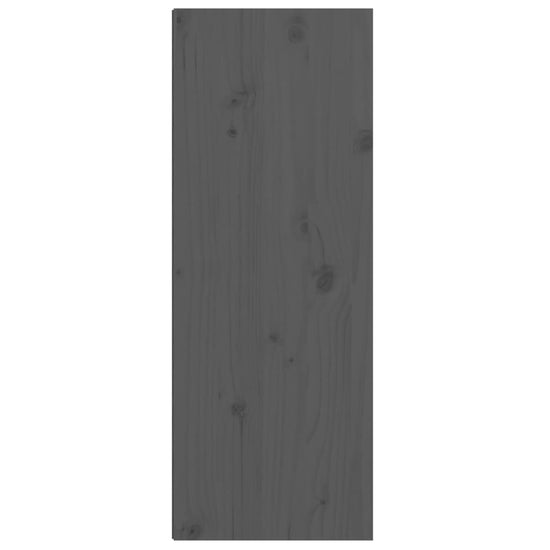 Wandkast 30x30x80 cm massief grenenhout grijs MeubelReus