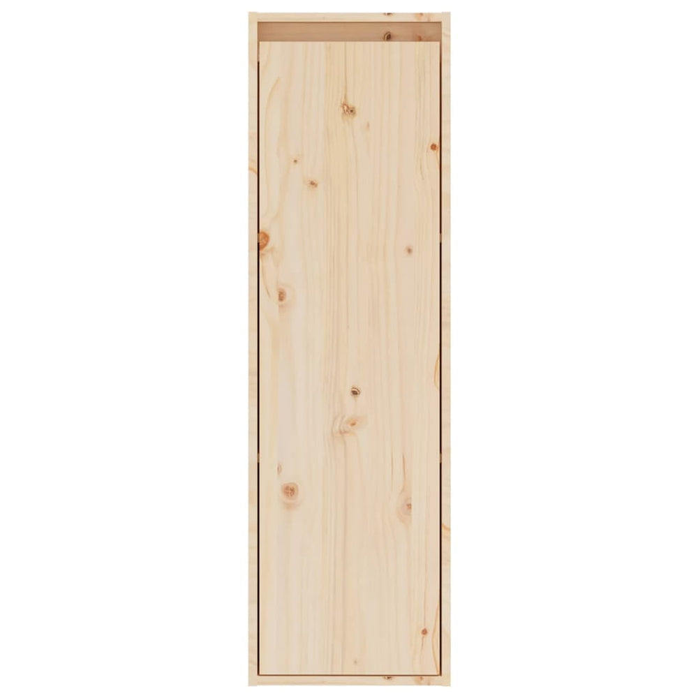 Wandkasten 2 st 30x30x100 cm massief grenenhout MeubelReus