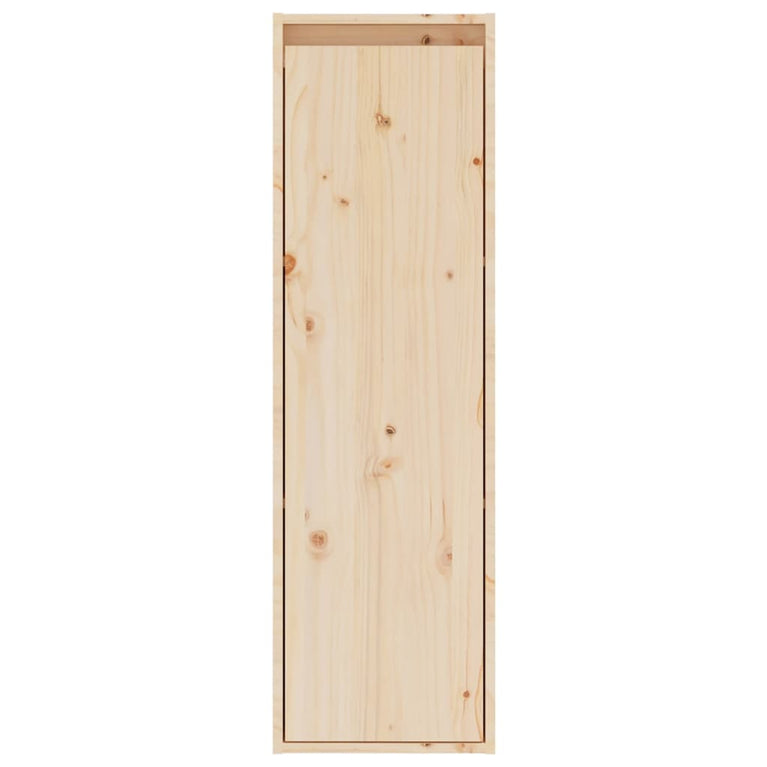 Wandkasten 2 st 30x30x100 cm massief grenenhout MeubelReus