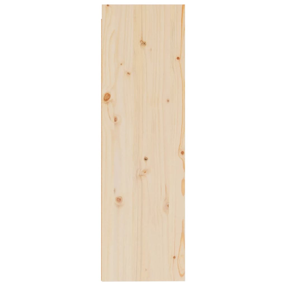 Wandkasten 2 st 30x30x100 cm massief grenenhout MeubelReus