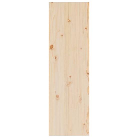 Wandkasten 2 st 30x30x100 cm massief grenenhout MeubelReus