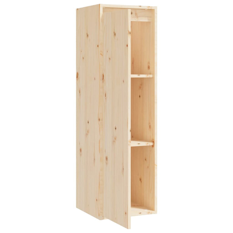 Wandkasten 2 st 30x30x100 cm massief grenenhout MeubelReus