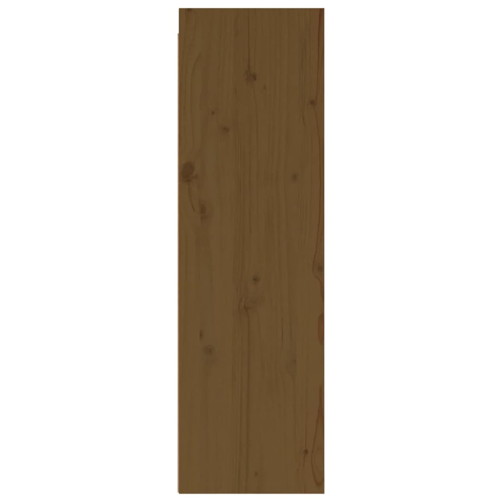 Wandkast 30x30x100 cm massief grenenhout honingbruin MeubelReus