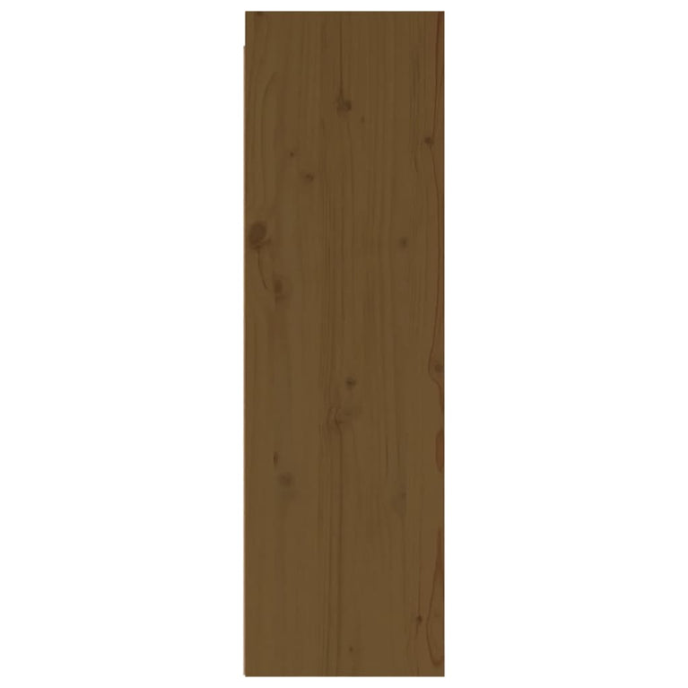 Wandkast 30x30x100 cm massief grenenhout honingbruin MeubelReus