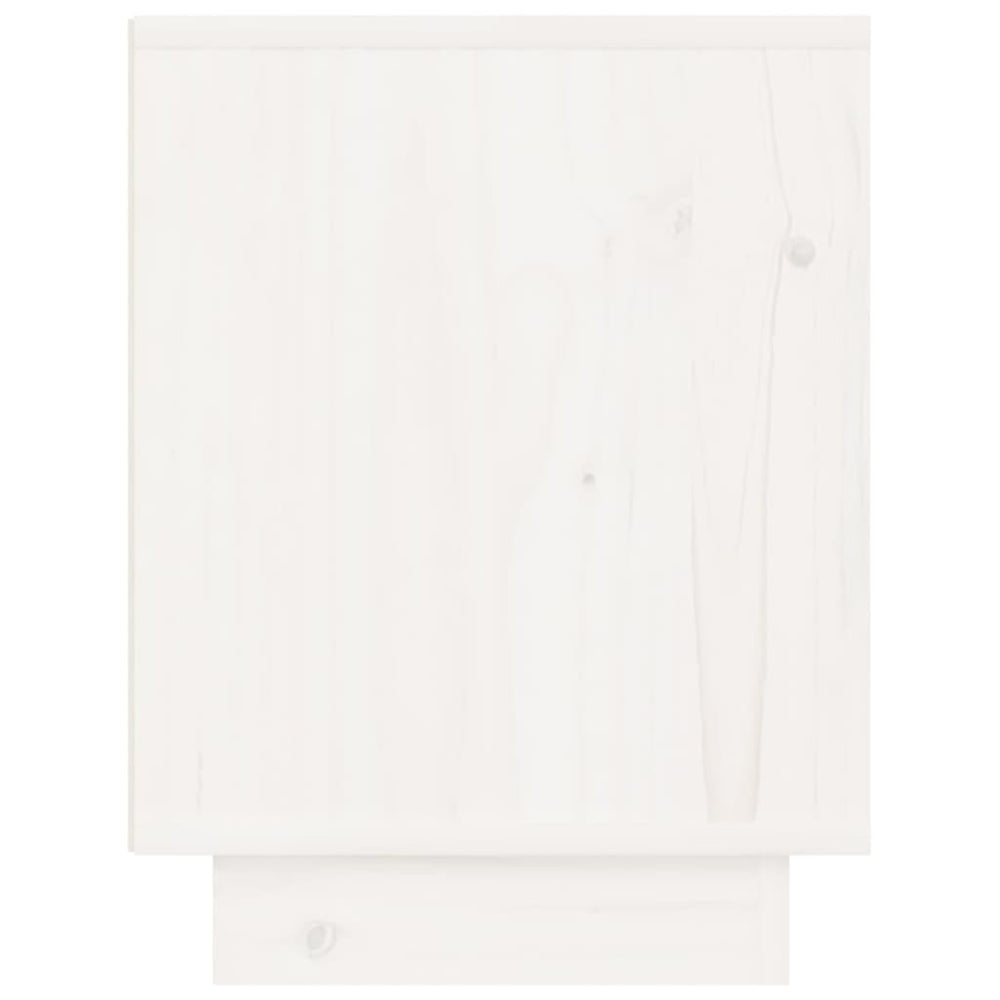 Nachtkastjes 2 st 40x30x40 cm massief grenenhout wit MeubelReus