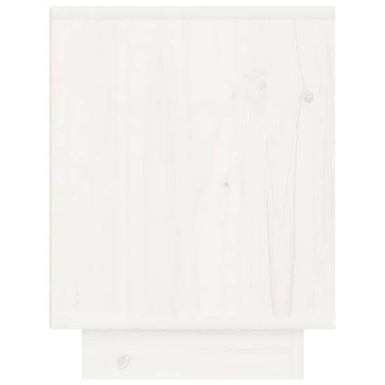 Nachtkastjes 2 st 40x30x40 cm massief grenenhout wit MeubelReus