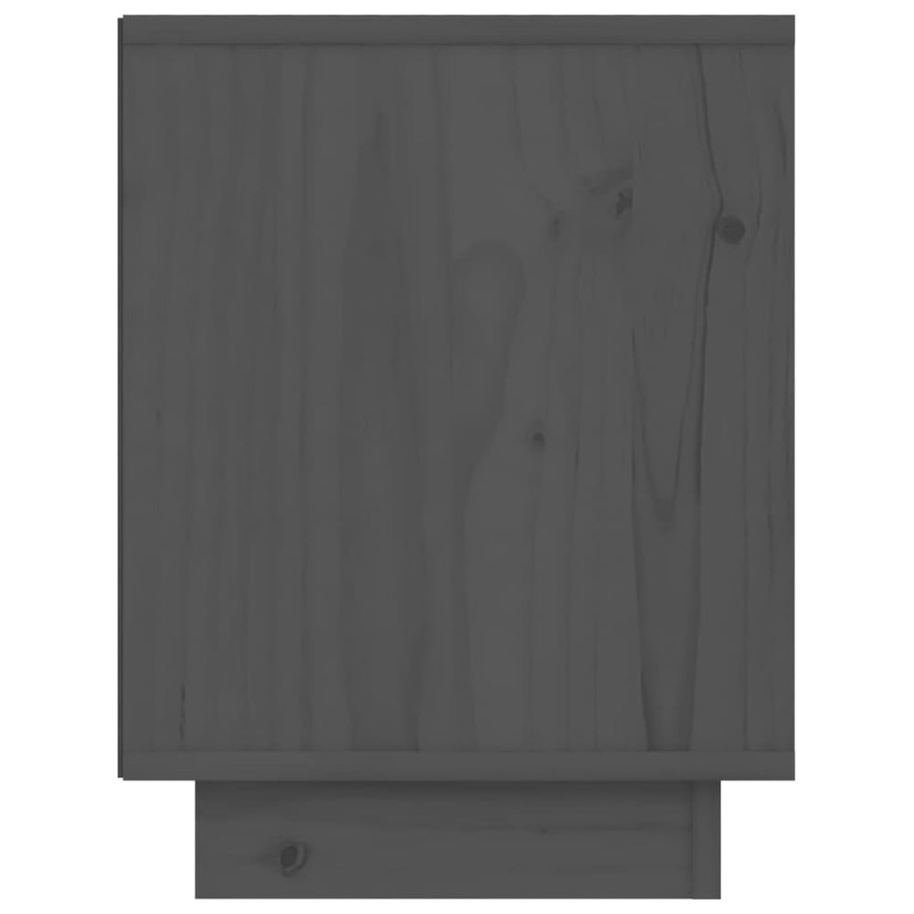 Nachtkastjes 2 st 40x30x40 cm massief grenenhout grijs MeubelReus