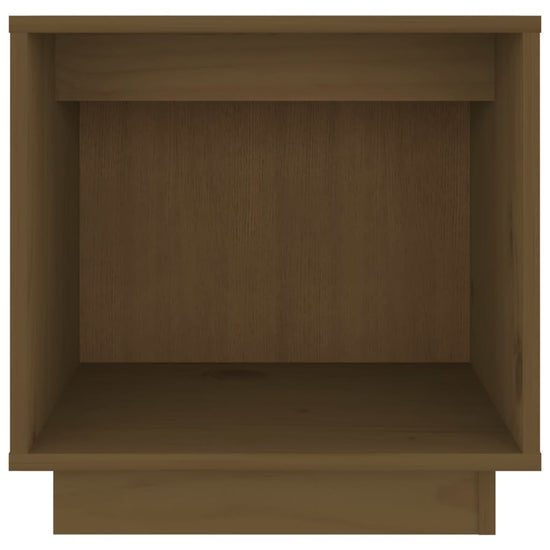 Nachtkastje 40x30x40 cm massief grenenhout honingbruin MeubelReus