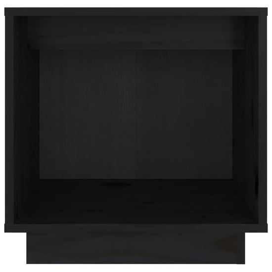 Nachtkastjes 2 st 40x30x40 cm massief grenenhout zwart MeubelReus