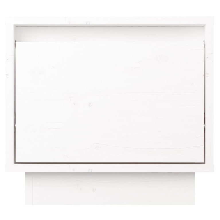 Nachtkastjes 2 st 35x34x32 cm massief grenenhout wit MeubelReus