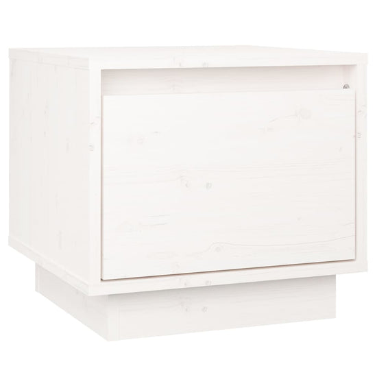 Nachtkastjes 2 st 35x34x32 cm massief grenenhout wit MeubelReus