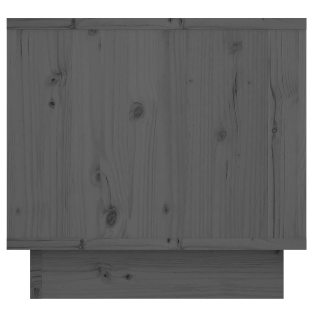 Nachtkastjes 2 st 35x34x32 cm massief grenenhout grijs MeubelReus