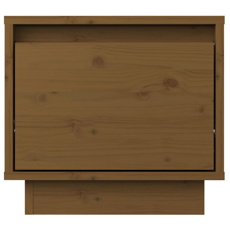 Nachtkastjes 2 st 35x34x32 cm massief grenenhout honingbruin MeubelReus