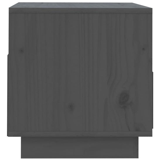 Tv-meubel 60x35x37 cm massief grenenhout grijs MeubelReus