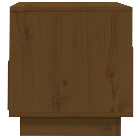 Tv-meubel 60x35x37 cm massief grenenhout honingbruin MeubelReus
