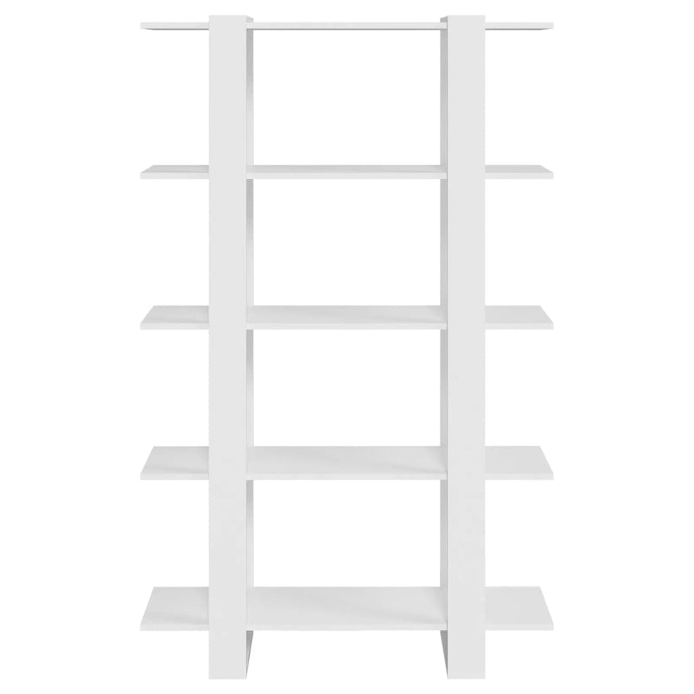 Boekenkast/kamerscherm 100x30x160 cm wit MeubelReus