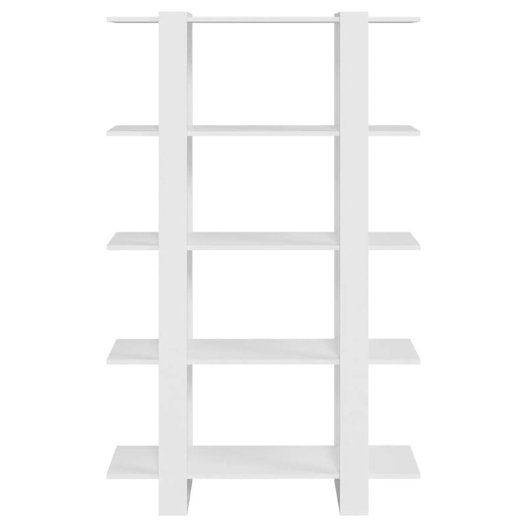 Boekenkast/kamerscherm 100x30x160 cm wit MeubelReus