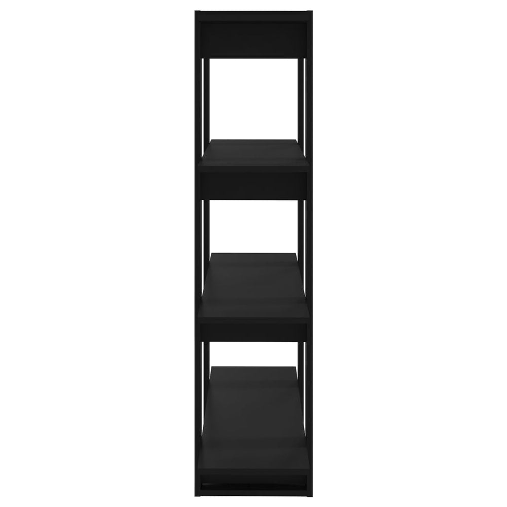 Boekenkast/kamerscherm 100x30x123,5 zwart MeubelReus