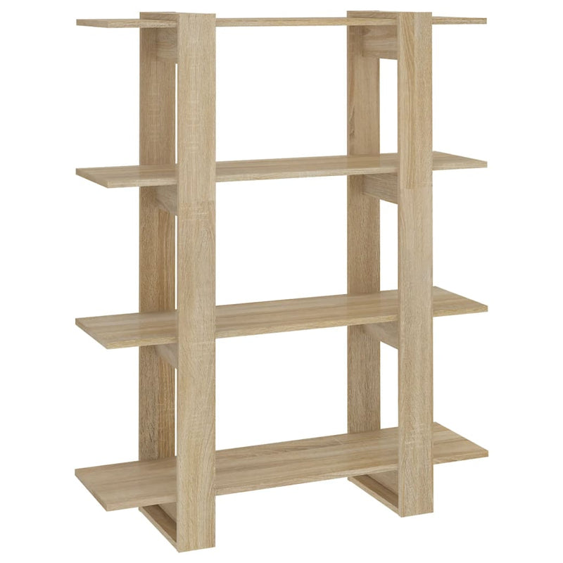 Boekenkast/kamerscherm 100x30x123,5 cm sonoma eikenkleurig MeubelReus