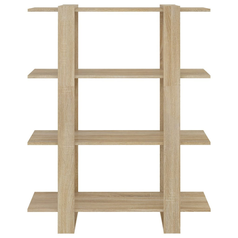 Boekenkast/kamerscherm 100x30x123,5 cm sonoma eikenkleurig MeubelReus