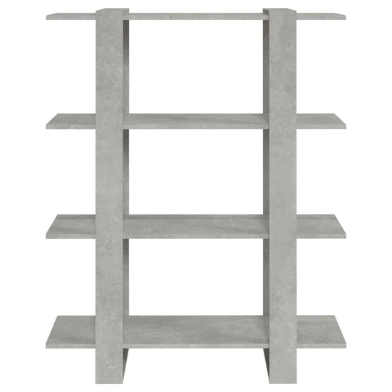 Boekenkast/kamerscherm 100x30x123,5 betongrijs MeubelReus