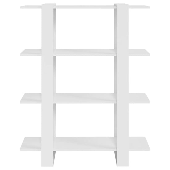Boekenkast/kamerscherm 100x30x123,5 cm hoogglans wit MeubelReus