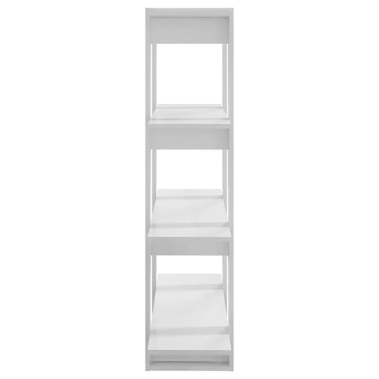 Boekenkast/kamerscherm 100x30x123,5 cm hoogglans wit MeubelReus