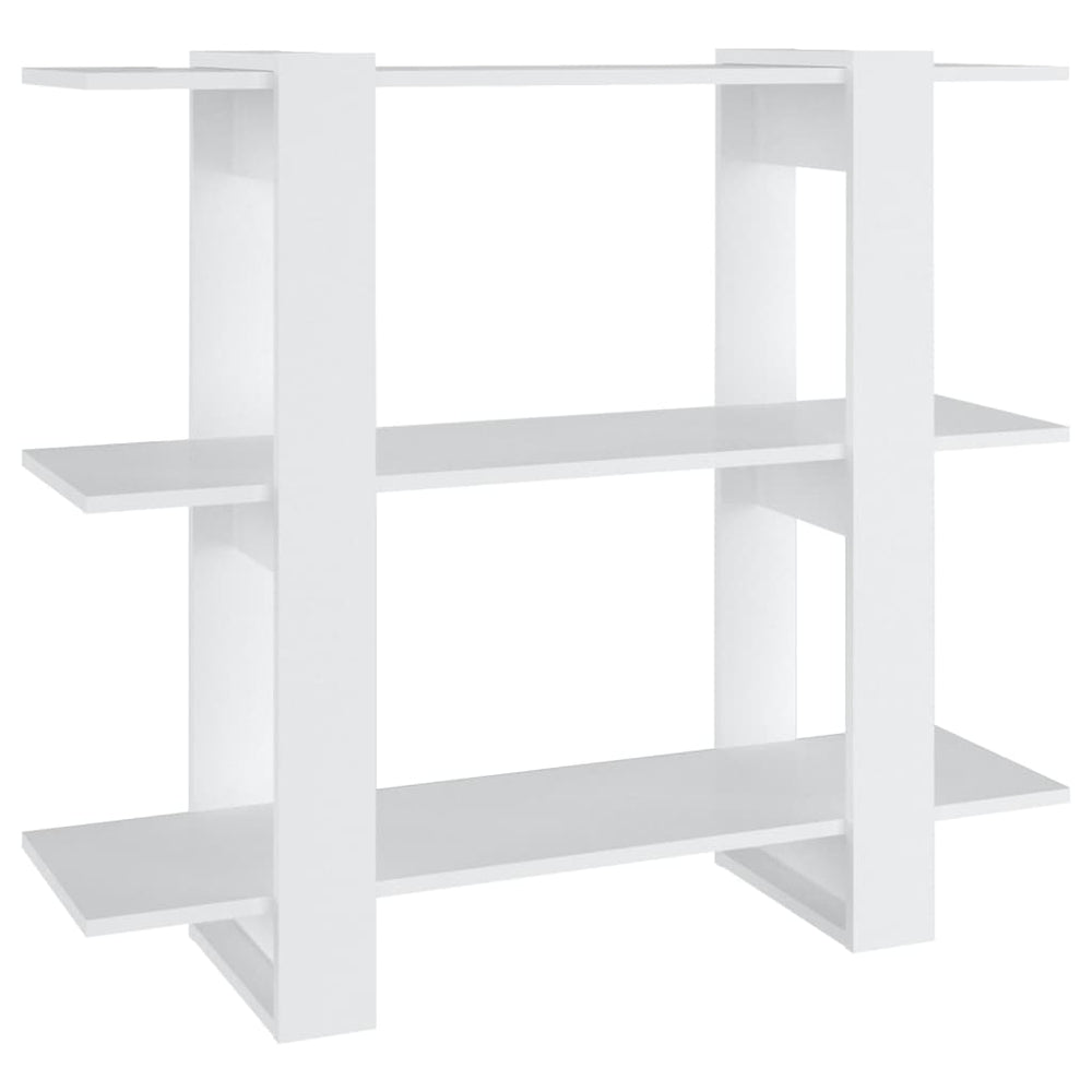 Boekenkast/kamerscherm 100x30x87 cm wit MeubelReus