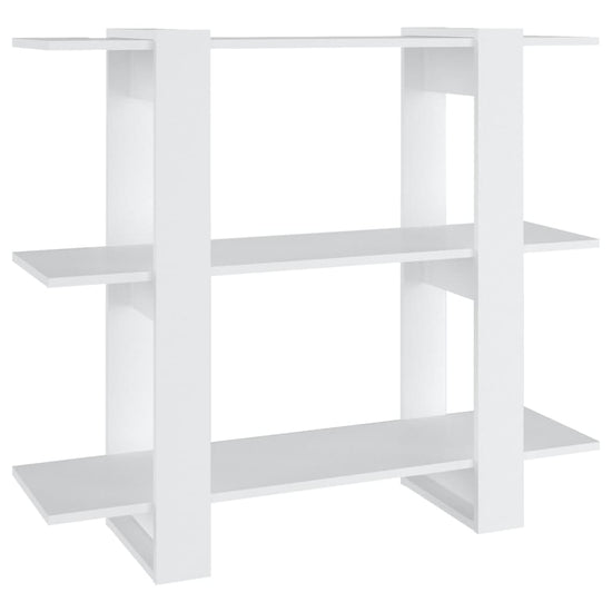 Boekenkast/kamerscherm 100x30x87 cm wit MeubelReus