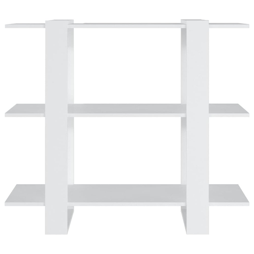 Boekenkast/kamerscherm 100x30x87 cm wit MeubelReus