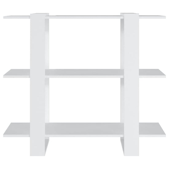 Boekenkast/kamerscherm 100x30x87 cm wit MeubelReus