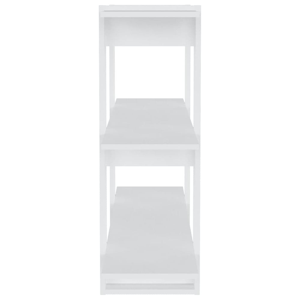 Boekenkast/kamerscherm 100x30x87 cm wit MeubelReus