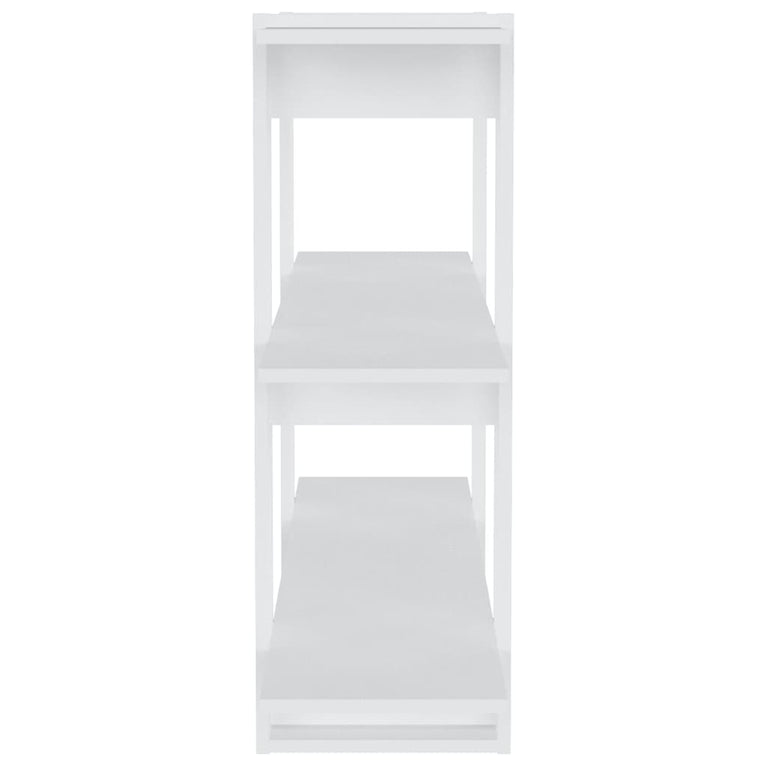 Boekenkast/kamerscherm 100x30x87 cm wit MeubelReus