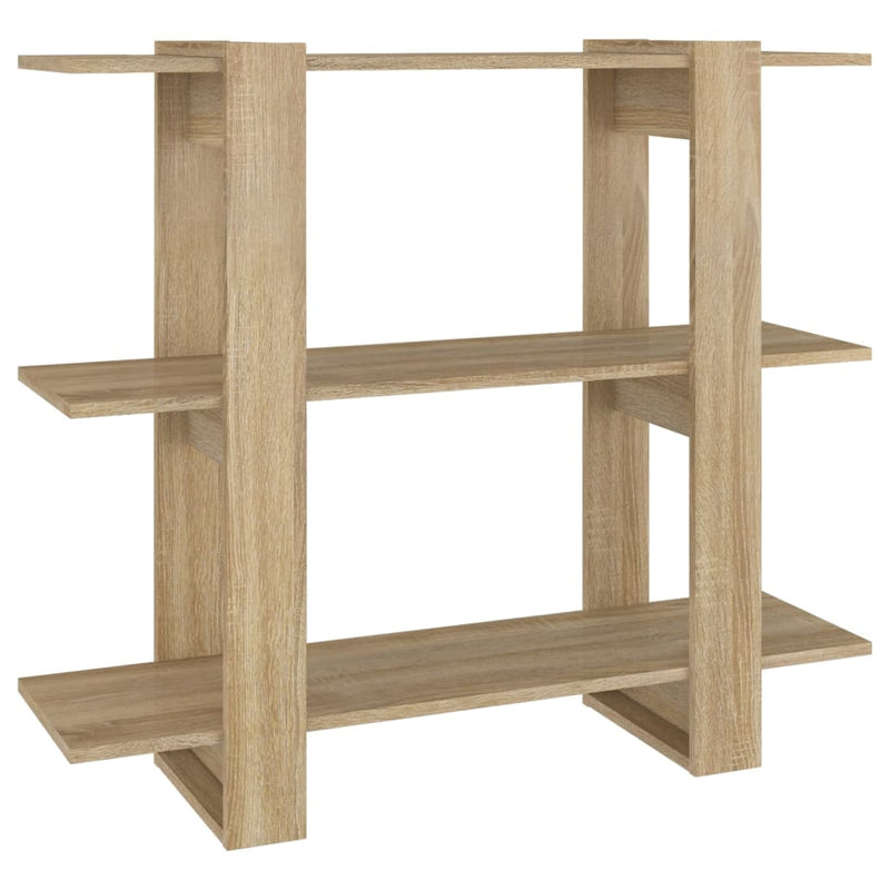Boekenkast/kamerscherm 100x30x87 cm sonoma eikenkleurig MeubelReus