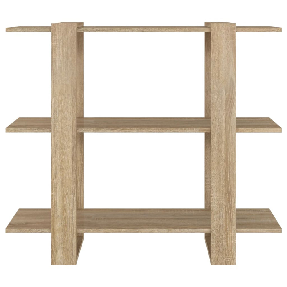 Boekenkast/kamerscherm 100x30x87 cm sonoma eikenkleurig MeubelReus