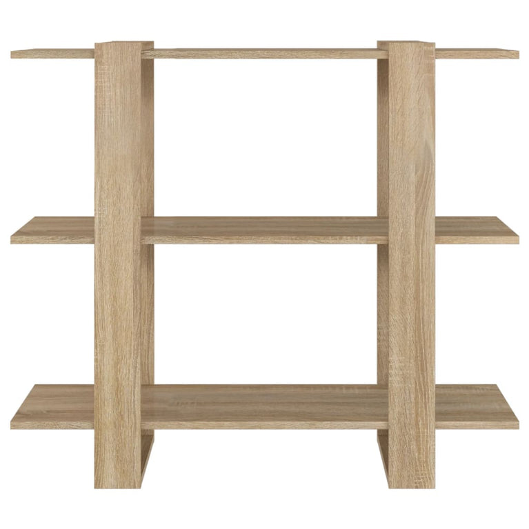 Boekenkast/kamerscherm 100x30x87 cm sonoma eikenkleurig MeubelReus