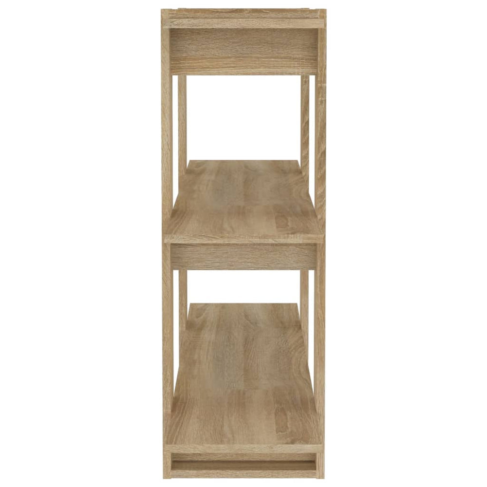 Boekenkast/kamerscherm 100x30x87 cm sonoma eikenkleurig MeubelReus