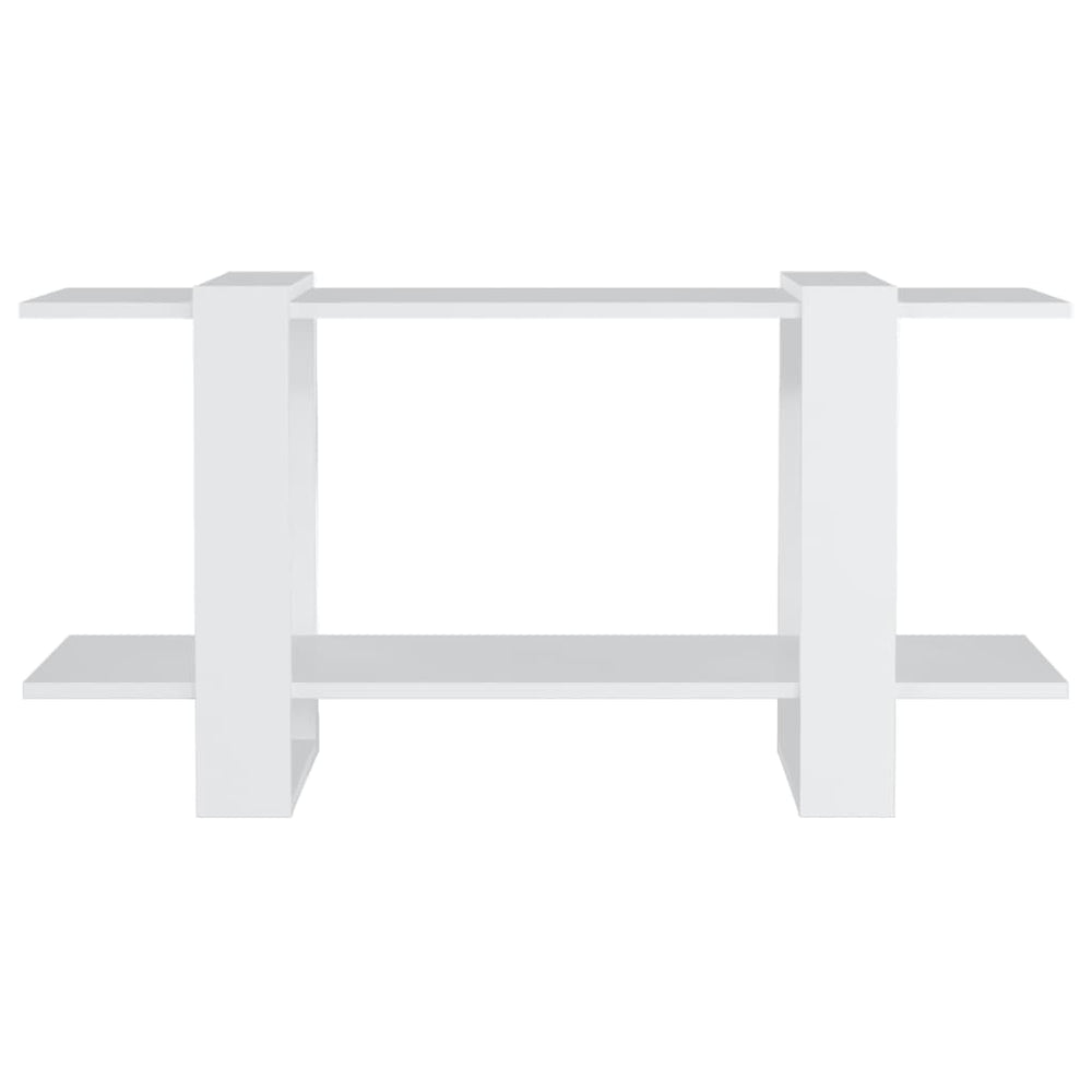 Boekenkast 100x30x51 cm bewerkt hout wit MeubelReus