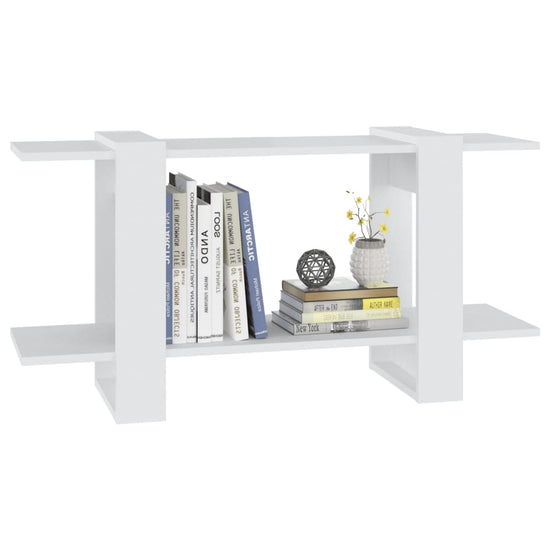 Boekenkast 100x30x51 cm bewerkt hout wit MeubelReus