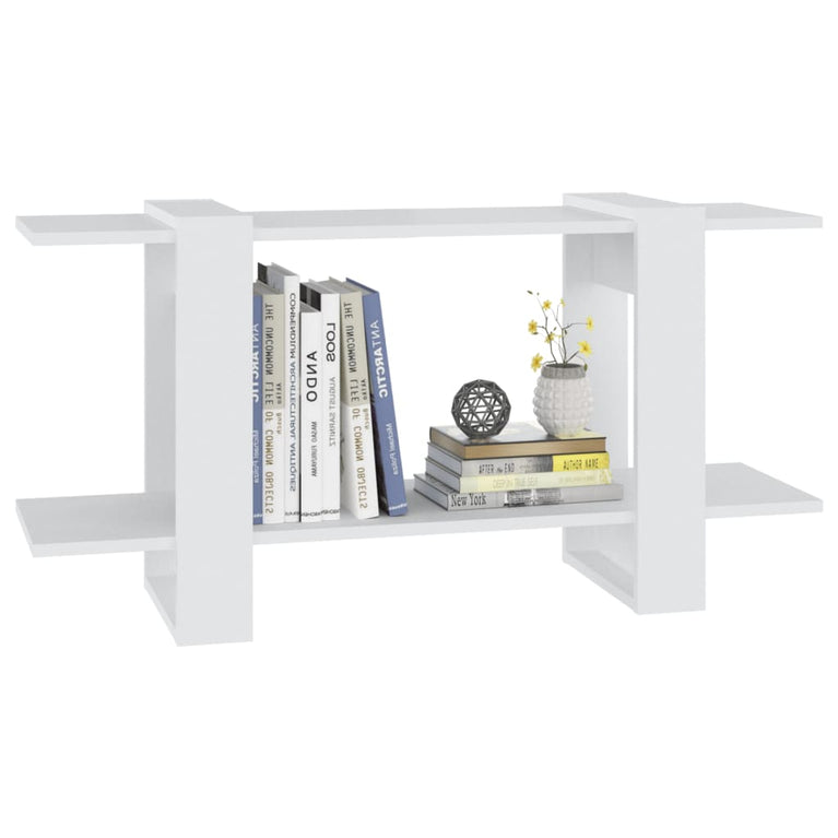 Boekenkast 100x30x51 cm bewerkt hout wit MeubelReus