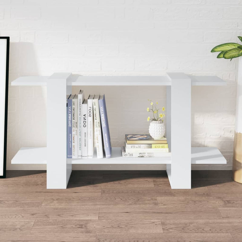 Boekenkast 100x30x51 cm bewerkt hout wit MeubelReus