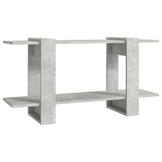 Boekenkast 100x30x51 cm bewerkt hout betongrijs MeubelReus