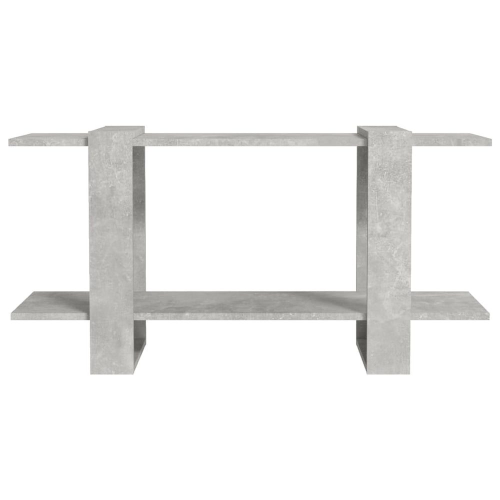 Boekenkast 100x30x51 cm bewerkt hout betongrijs MeubelReus