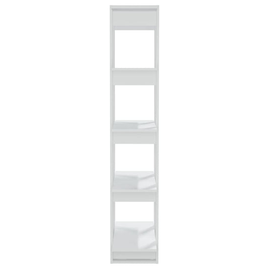 Boekenkast/kamerscherm 80x30x160 cm bewerkt hout wit MeubelReus