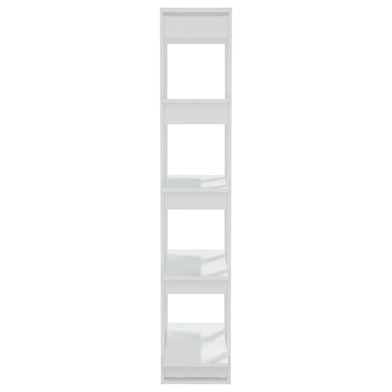 Boekenkast/kamerscherm 80x30x160 cm bewerkt hout wit MeubelReus