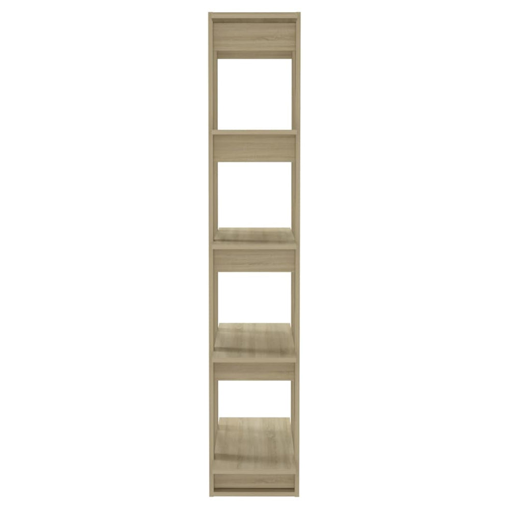 Boekenkast/kamerscherm 80x30x160 cm spaanplaat sonoma eiken MeubelReus