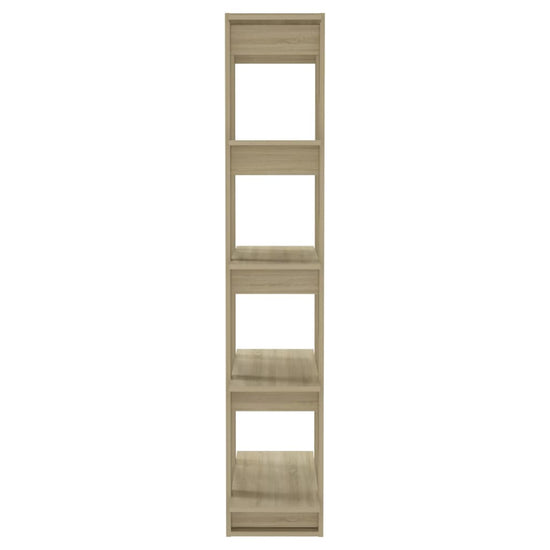 Boekenkast/kamerscherm 80x30x160 cm spaanplaat sonoma eiken MeubelReus
